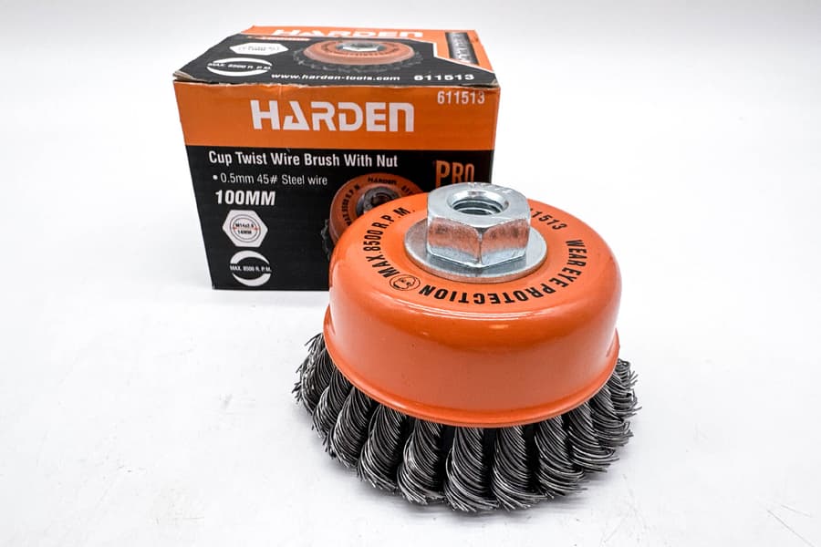 Topfdrahtbürste mit Nuss Harden 611513